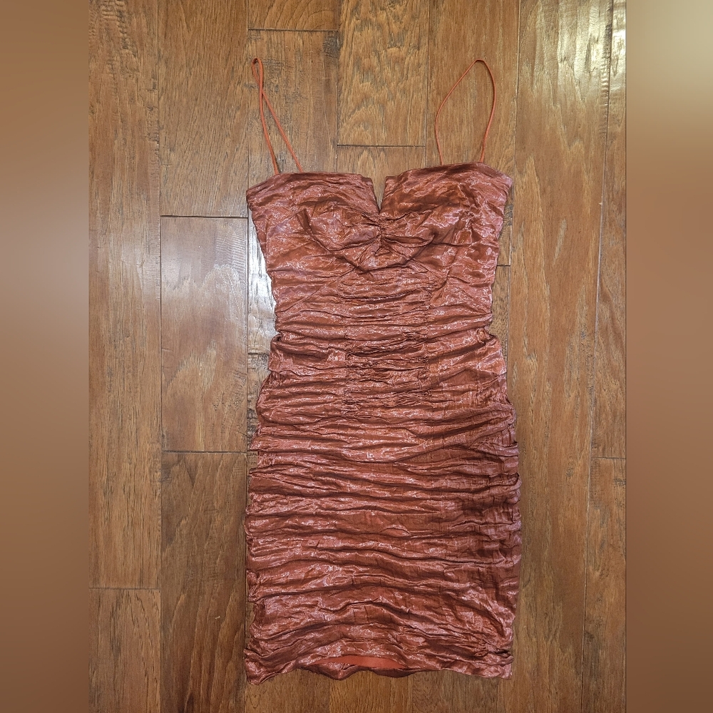Nicole Miller Collection Elegant Ruched  Dress, 6